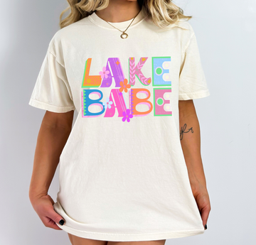 Lake Babe - Full Color Vibrant Ready-to-Press DTF Transfer