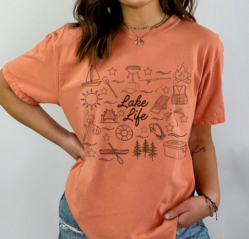 Lake Life - Full Color Vibrant Ready-to-Press DTF Transfer