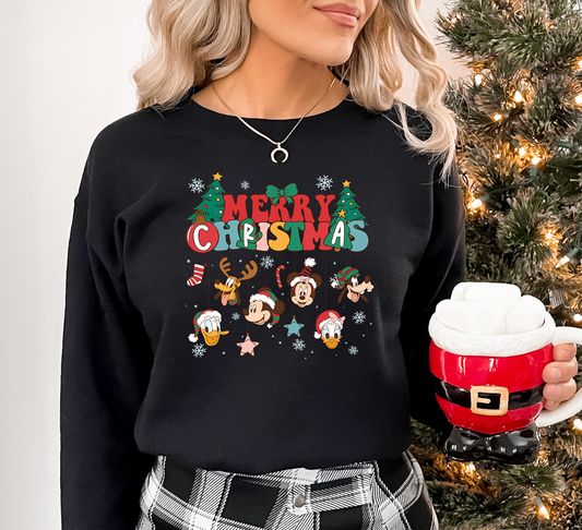 Merry Christmas Mickey & Friends - DTF Transfer