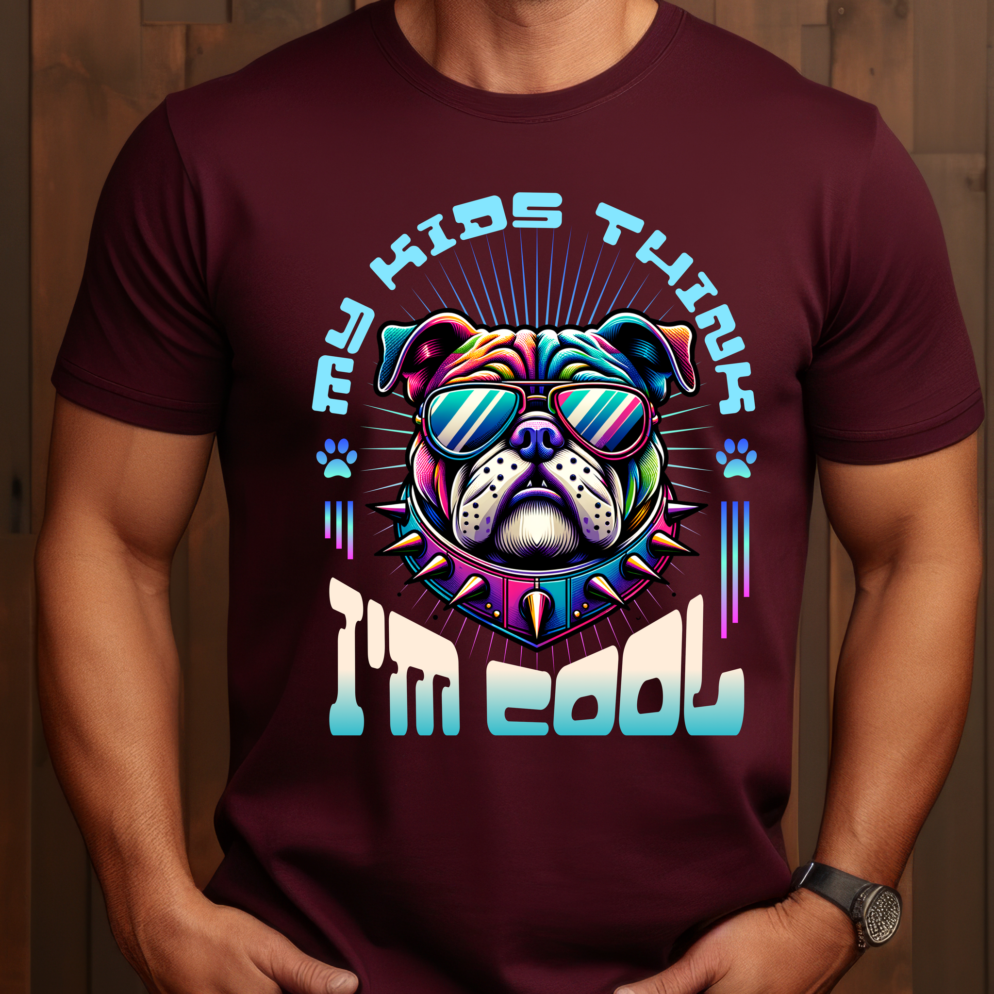 Kids Think Im Cool Dad - DTF Transfer