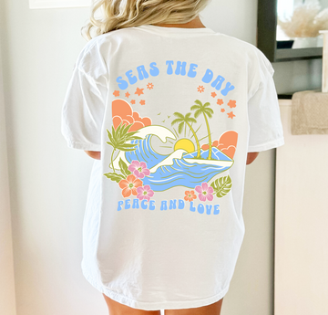Seas The Day - Full Color Vibrant Ready-to-Press DTF Transfer