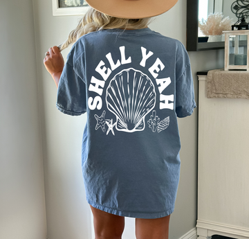 Shell Yeah - Full Color Vibrant Ready-to-Press DTF Transfer