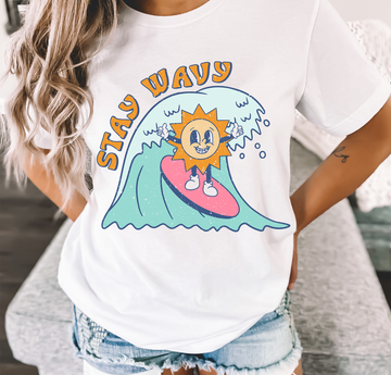 Stay Wavy Sun - DTF Transfer