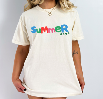Summer Days - Full Color Vibrant Ready-to-Press DTF Transfer