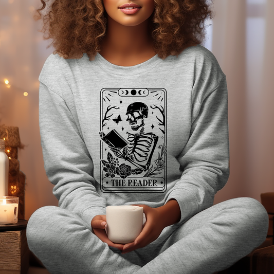 The Reader Tarot Card Reverse - DTF Transfer