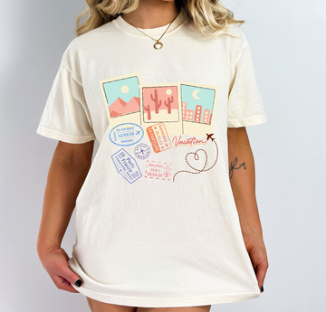 Vacation Time- Full Color Vibrant Ready-to-Press DTF Transfer