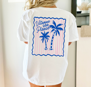 Vitamin Sea Please- Full Color Vibrant Ready-to-Press DTF Transfer